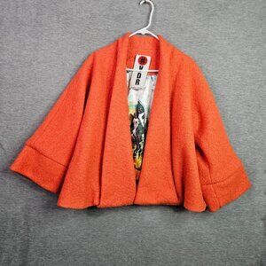 VIADELLEROSE VS20-7033 Women's Orange Mint Jacket Size 1